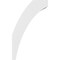 Ekena Millwork 4-in. W x 12-in. D x 20-in. H Thorton Architectural Grade PVC Knee Brace BRCP04X12X20THR - alternate 5
